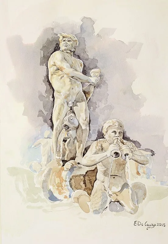 Acquerello di Enrico De Cenzo &mdash; opera 10