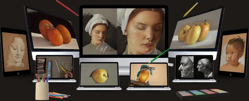 Area membri del corso Soft Pastel Secrets su desktop, tablet e smartphone