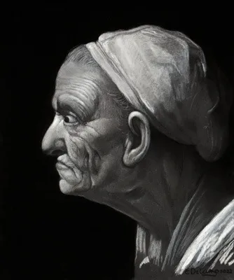 Modulo 02 &mdash; Particolare da Giuditta e Oloferne (Caravaggio)
