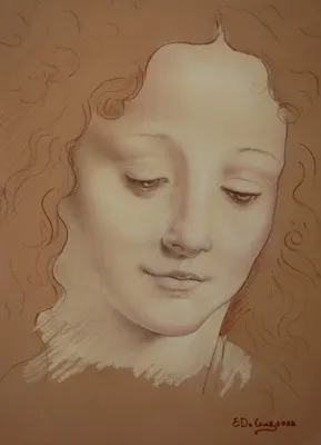 Modulo 03 &mdash; Testa di giovinetta (Leonardo)