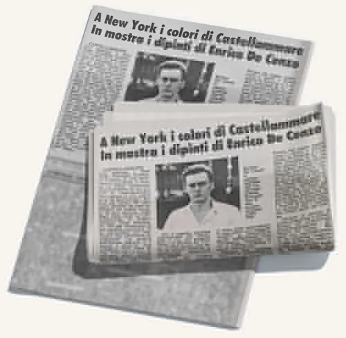 Ritaglio dell&rsquo;articolo di Gianpaolo Esposito su Enrico De Cenzo
