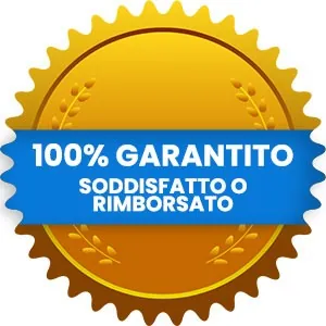 Garanzia soddisfatti o rimborsati 30 giorni
