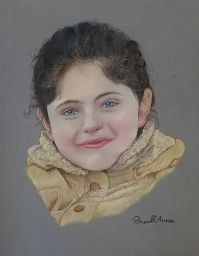 Pastello realizzato da Brunella Aversa durante un corso di Enrico De Cenzo